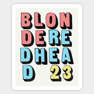 Blonde Redhead • Original Fan Tribute Design Magnet